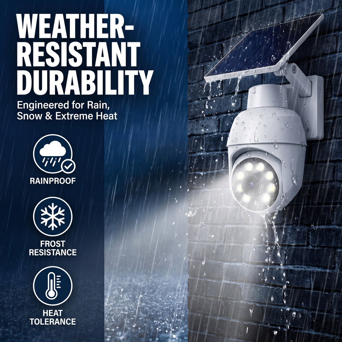 SolarGuard Wireless Security Light – Solar-Powered Camera-Style Outdoor Flood Light