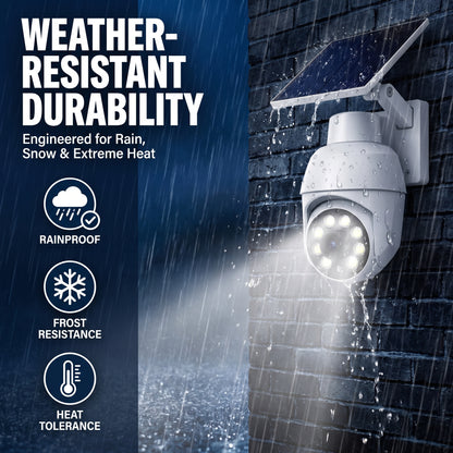 SolarGuard Wireless Security Light – Solar-Powered Camera-Style Outdoor Flood Light
